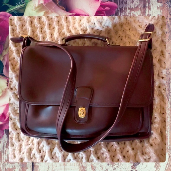 VINTAGE COACH METROPOLITAN MESSENGER PORTFOLIO BRIEFCASE BAG 5180 - Picture 1 of 13